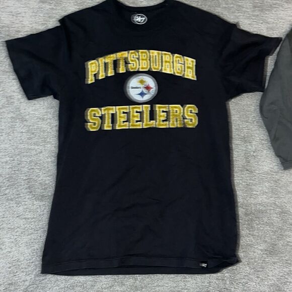 Vintage Cotton Digi Camo Pittsburgh Steelers Football Team LS T Shirt Lot of 3 - Picture 4 of 4